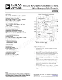 AD9627ABCPZ-105 Datasheet Cover