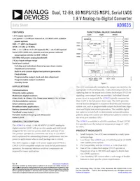 AD9635BCPZ-125 Datasheet Cover