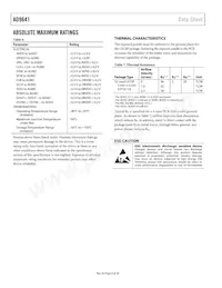 AD9641BCPZ-155 Datasheet Page 8