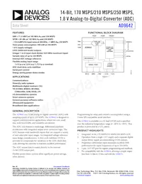 AD9642BCPZRL7-250 Datasheet Cover