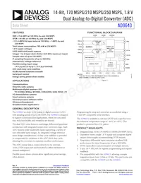 AD9643BCPZRL7-250 Datasheet Cover