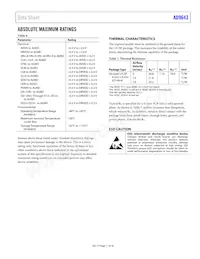 AD9643BCPZRL7-250 Datasheet Page 11