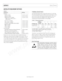 AD9645BCPZRL7-125 Datasheet Page 10