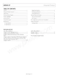 AD9648TCPZ-125-EP Datasheet Page 2