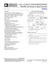 AD9680BCPZRL7-1250 Datasheet Cover