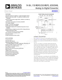 AD9683BCPZRL7-250 Datasheet Cover
