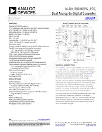 AD9684BBPZRL7-500 Datasheet Cover