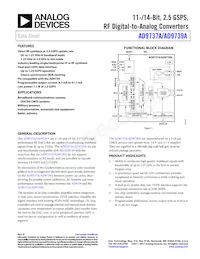 AD9739ABBCZRL Datasheet Cover