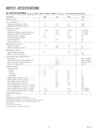 AD9751ASTZRL Datasheet Page 2