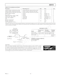 AD9751ASTZRL Datasheet Page 5
