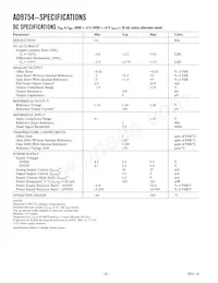 AD9754ARZRL Datasheet Page 2