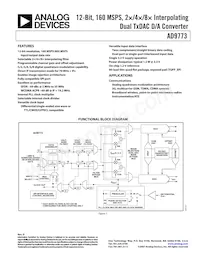 AD9773BSVZRL Datasheet Cover