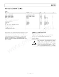 AD9773BSVZRL Datasheet Page 9