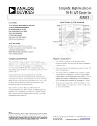 ADADC71KD Datasheet Cover