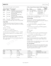 ADAR7251WBCSZ-RL數據表 頁面 22