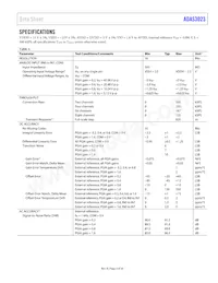 ADAS3023BCPZ-RL7 Datasheet Page 3