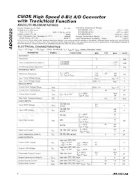 ADC0820CC/D Datasheet Page 2