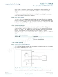 ADC1113D125HN-C18數據表 頁面 19