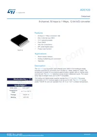 ADC120IPT Datasheet Cover