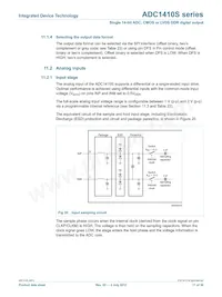 ADC1410S125HN-C18 Datasheet Page 17