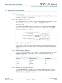 ADC1412D125HN-C18 Datasheet Page 17