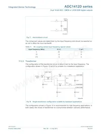 ADC1412D125HN-C18 Datenblatt Seite 19