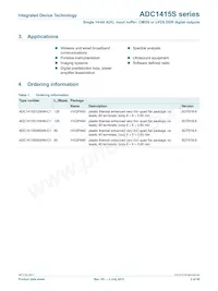 ADC1415S125HN-C18 Datasheet Pagina 2