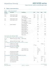ADC1610S125HN-C18 Datasheet Page 6