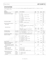 ADP124ARHZ-2.9-R7 Таблица данных Страница 3