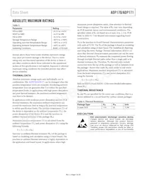ADP170AUJZ-1.25-R7 Datasheet Page 5