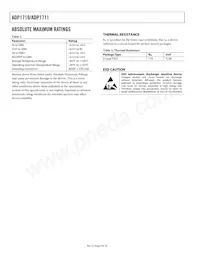 ADP1710AUJZ-1.3-R7 Datasheet Page 4