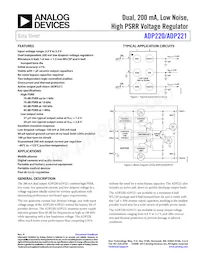 ADP220ACBZ-3033R7 Datasheet Cover