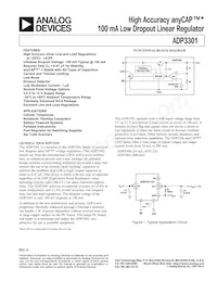 ADP3301AR-5-REEL Datenblatt Cover
