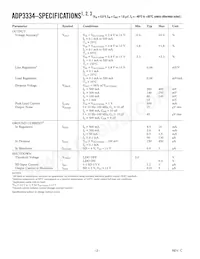 ADP3334ARMZ-REEL Datasheet Page 2