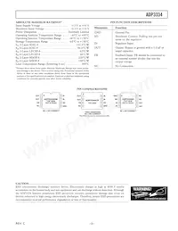 ADP3334ARMZ-REEL Datasheet Page 3