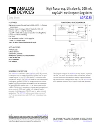 ADP3335ARMZ-2.85RL Datasheet Copertura