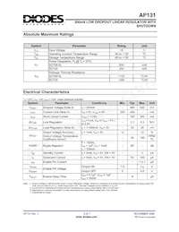 AP131-35YL-13 Datasheet Page 3
