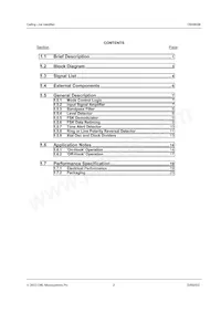 CMX602BP3 Datasheet Pagina 2
