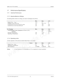 CMX605D4 데이터 시트 페이지 22