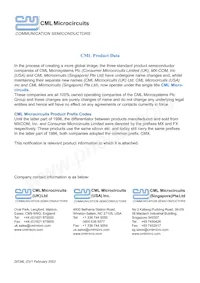 CMX673D4 Datenblatt Seite 14