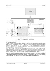 CMX7262L9 Datasheet Page 19