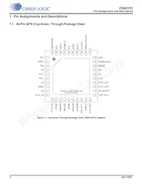 CS43131-CNZR Datasheet Page 4