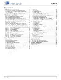 CS43198-CNZ Datasheet Pagina 3