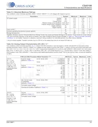 CS43198-CNZ Datasheet Page 13