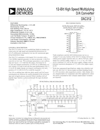 DAC312HS-REEL Datasheet Cover