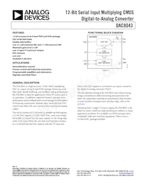 DAC8043FSZ Datenblatt Cover