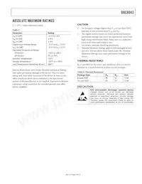 DAC8043FSZ Datasheet Pagina 5