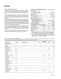 DAC8229FSZ-REEL Datasheet Page 2