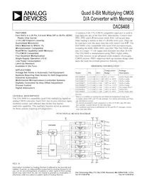 DAC8408FPC-REEL Datenblatt Cover
