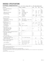 DAC8562FS-REEL數據表 頁面 2